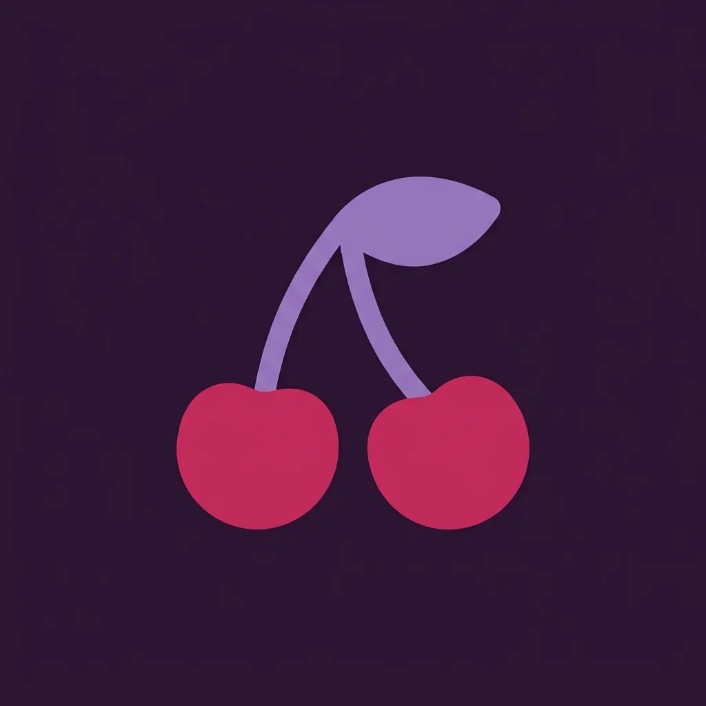 Cherries app icon vector design 20260917102817